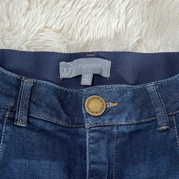 Wit & Wisdom ‘Ab’Solution Whitney Wide Leg Jeans - sz 4 - Picture 6 of 7